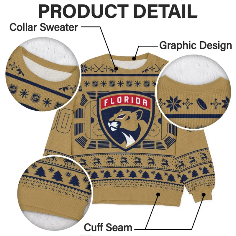 Special Release Florida Panthers NHL Ugly Sweater All Over Prints Christmas Season QTNHLVA160924A4