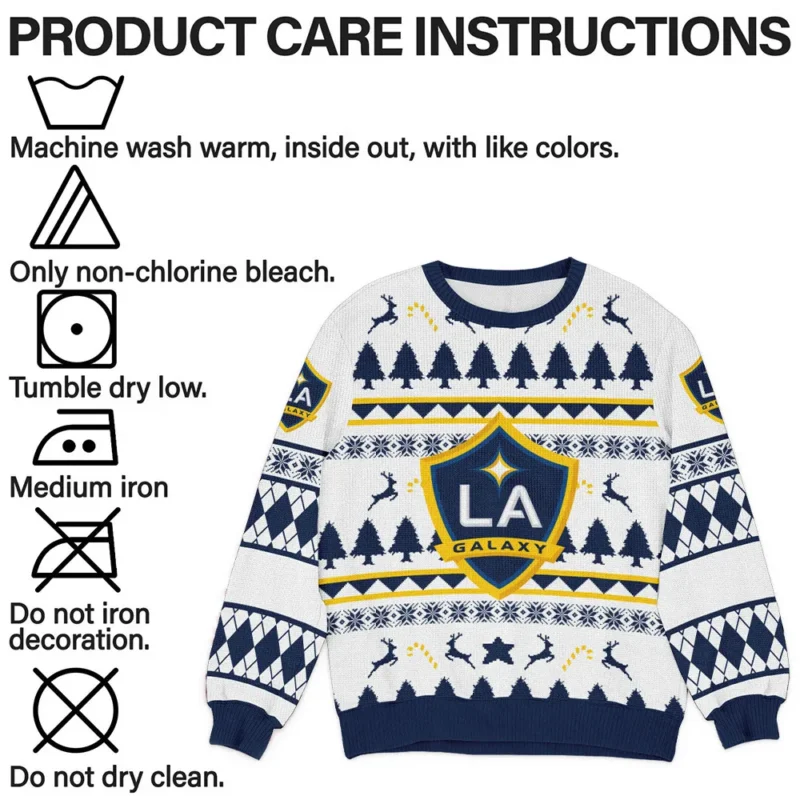 Special Release LA Galaxy MLS Ugly Sweater All Over Prints Christmas Season HOMLS200924A1