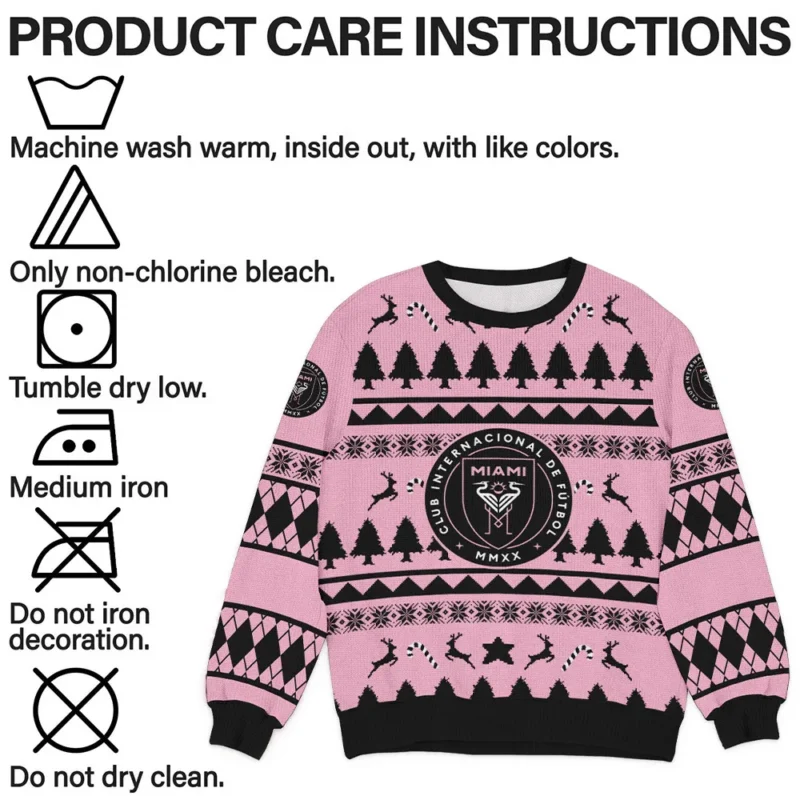 Special Release Inter Miami CF MLS Ugly Sweater All Over Prints Christmas Season HOMLS200924A6