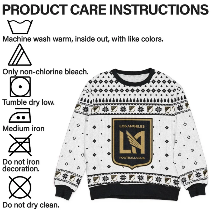 Special Release Los Angeles FC MLS Ugly Sweater All Over Prints Christmas Season QTMLS190924A2