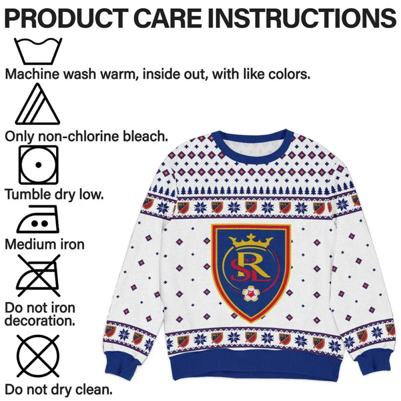 Special Release Real Salt Lake MLS Ugly Sweater All Over Prints Christmas Season QTMLS190924A3