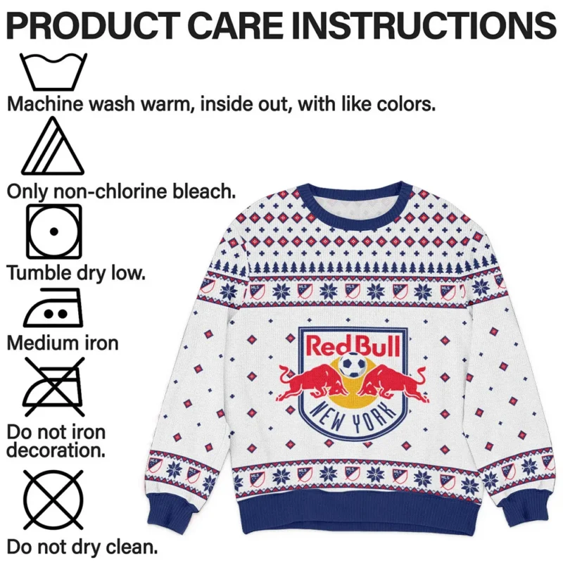 Special Release New York Red Bulls MLS Ugly Sweater All Over Prints Christmas Season QTMLS190924A9