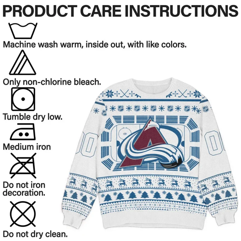 Special Release Colorado Avalanche NHL Ugly Sweater All Over Prints Christmas Season QTNHLTK160924A1