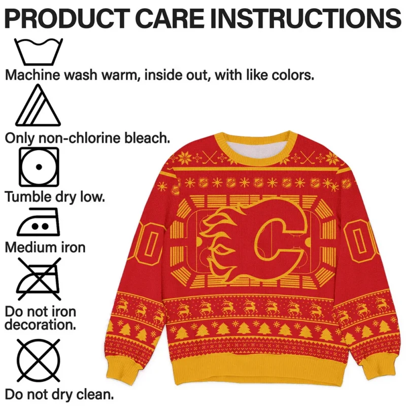 Special Release Calgary Flames NHL Ugly Sweater All Over Prints Christmas Season QTNHLTK160924A11