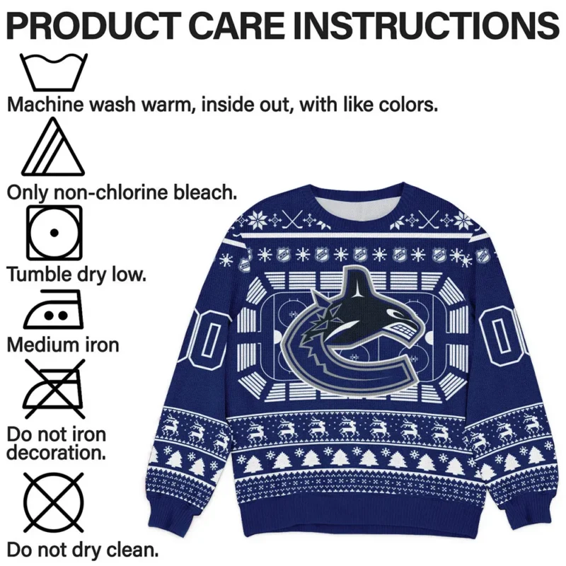 Special Release Vancouver Canucks NHL Ugly Sweater All Over Prints Christmas Season QTNHLTK160924A16