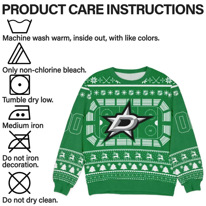 Special Release Dallas Stars NHL Ugly Sweater All Over Prints Christmas Season QTNHLTK160924A3