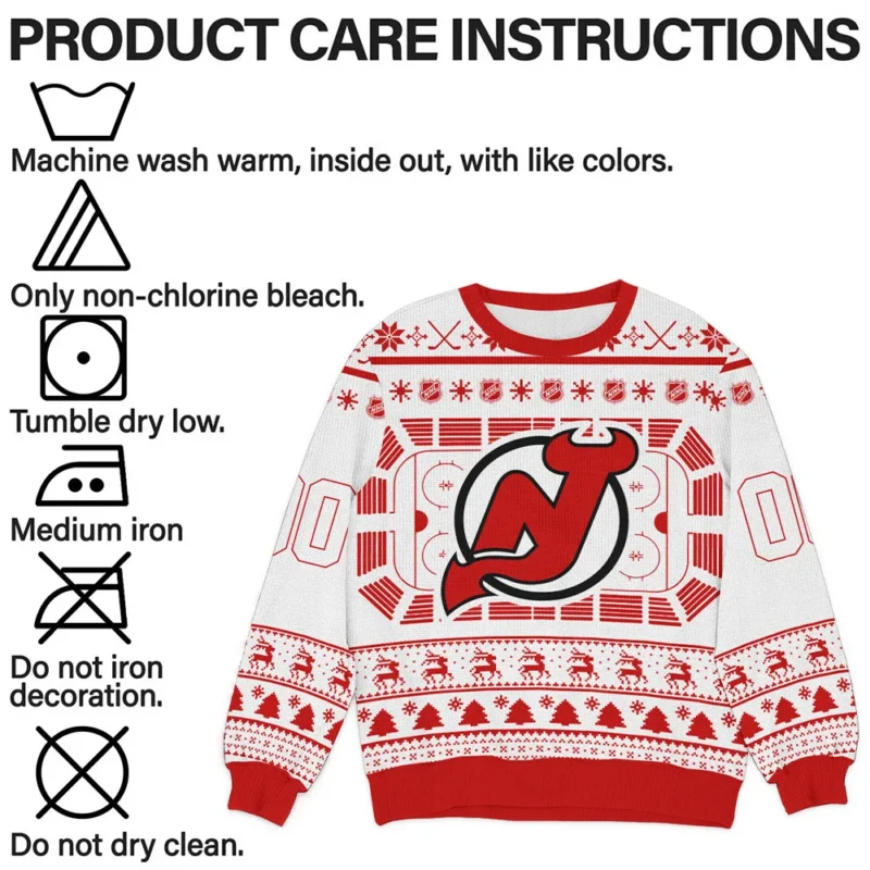 Special Release New Jersey Devils NHL Ugly Sweater All Over Prints Christmas Season QTNHLVA160924A11