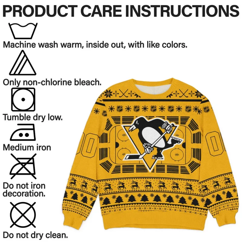 Special Release Pittsburgh Penguins NHL Ugly Sweater All Over Prints Christmas Season QTNHLVA160924A14