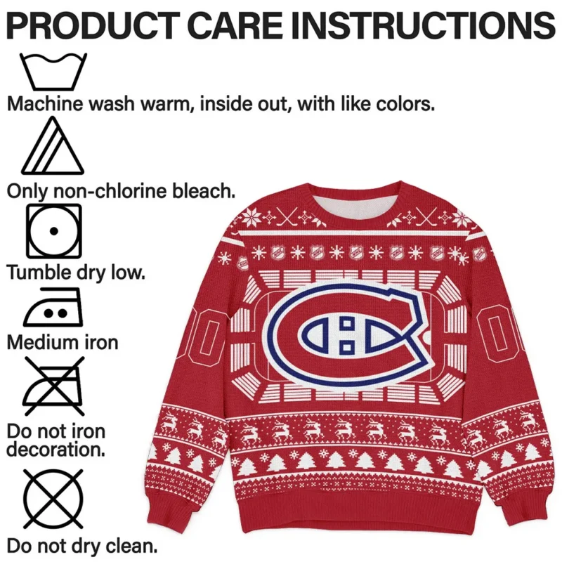 Special Release Montreal Canadiens NHL Ugly Sweater All Over Prints Christmas Season QTNHLVA160924A5