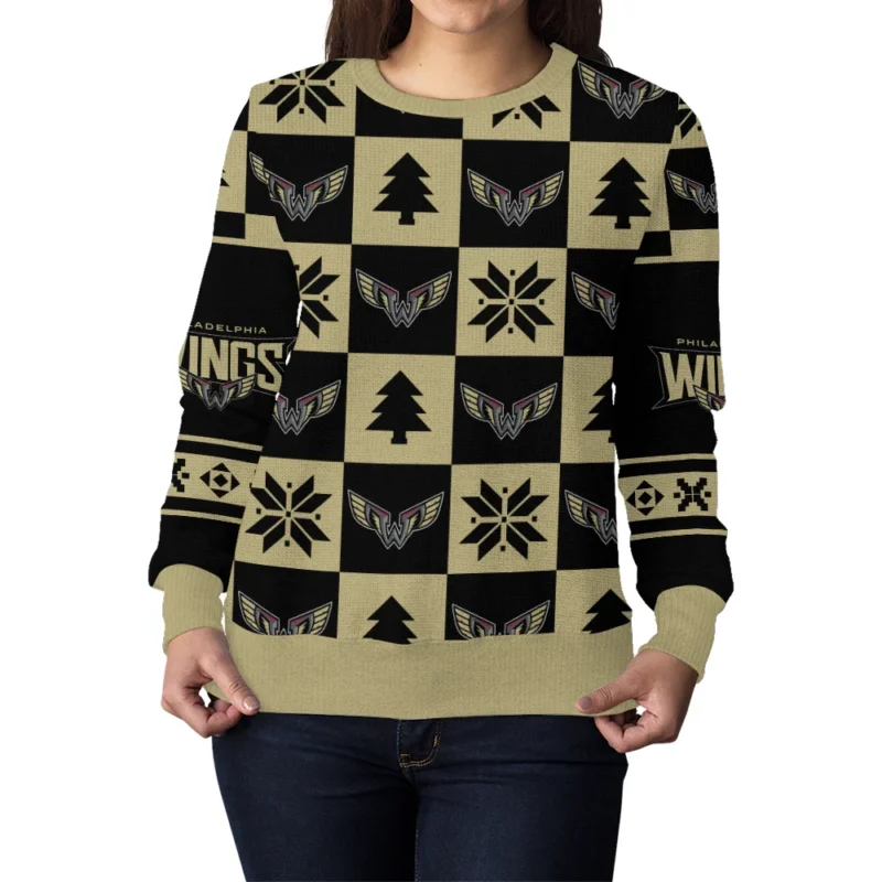 Special Release Ugly Sweater Philadelphia Wings National Lacrosse League All Over Prints Christmas Season HONLL190924SW01PHI