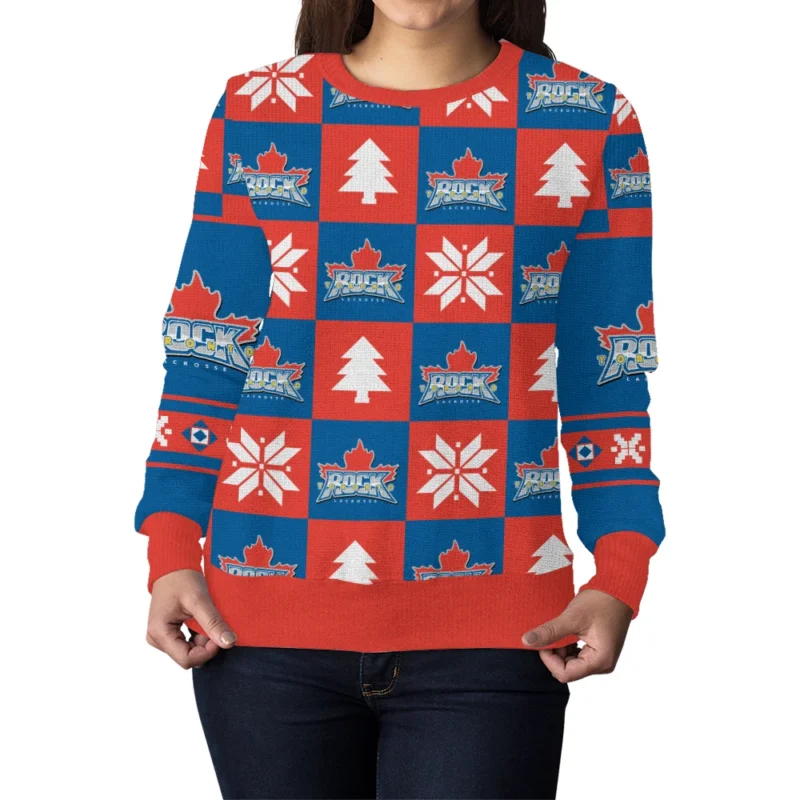 Special Release Ugly Sweater Toronto Rock National Lacrosse League All Over Prints Christmas Season HONLL190924SW01TOR