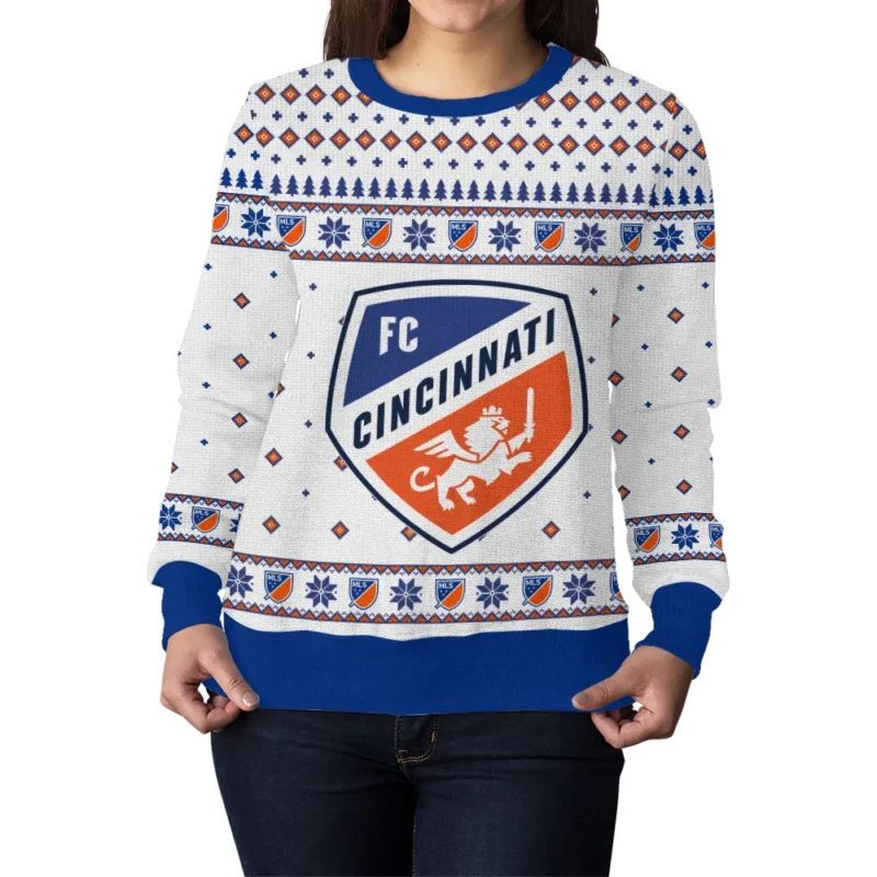 Special Release Cincinnati MLS Ugly Sweater All Over Prints Christmas Season QTMLS190924A7