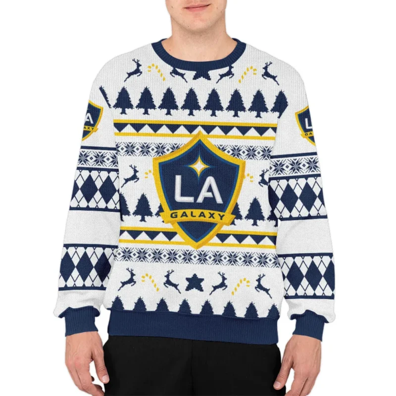 Special Release LA Galaxy MLS Ugly Sweater All Over Prints Christmas Season HOMLS200924A1