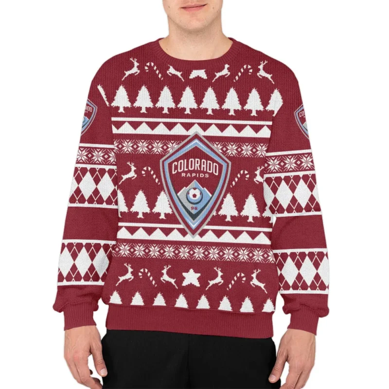 Special Release Colorado Rapids MLS Ugly Sweater All Over Prints Christmas Season HOMLS200924A4