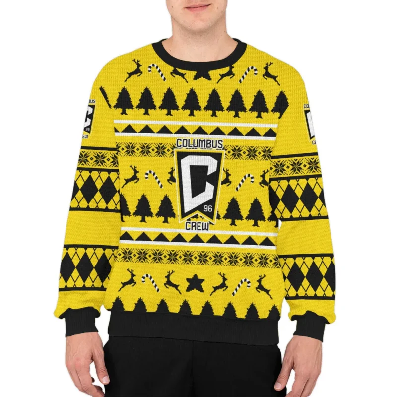 Special Release Columbus Crew MLS Ugly Sweater All Over Prints Christmas Season HOMLS200924A8