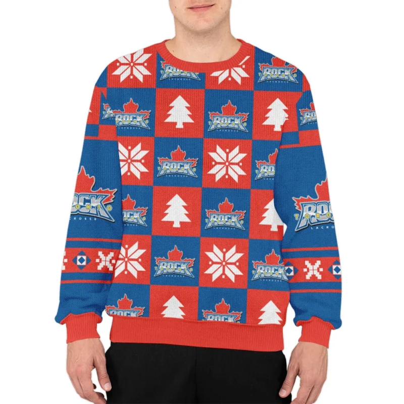 Special Release Ugly Sweater Toronto Rock National Lacrosse League All Over Prints Christmas Season HONLL190924SW01TOR