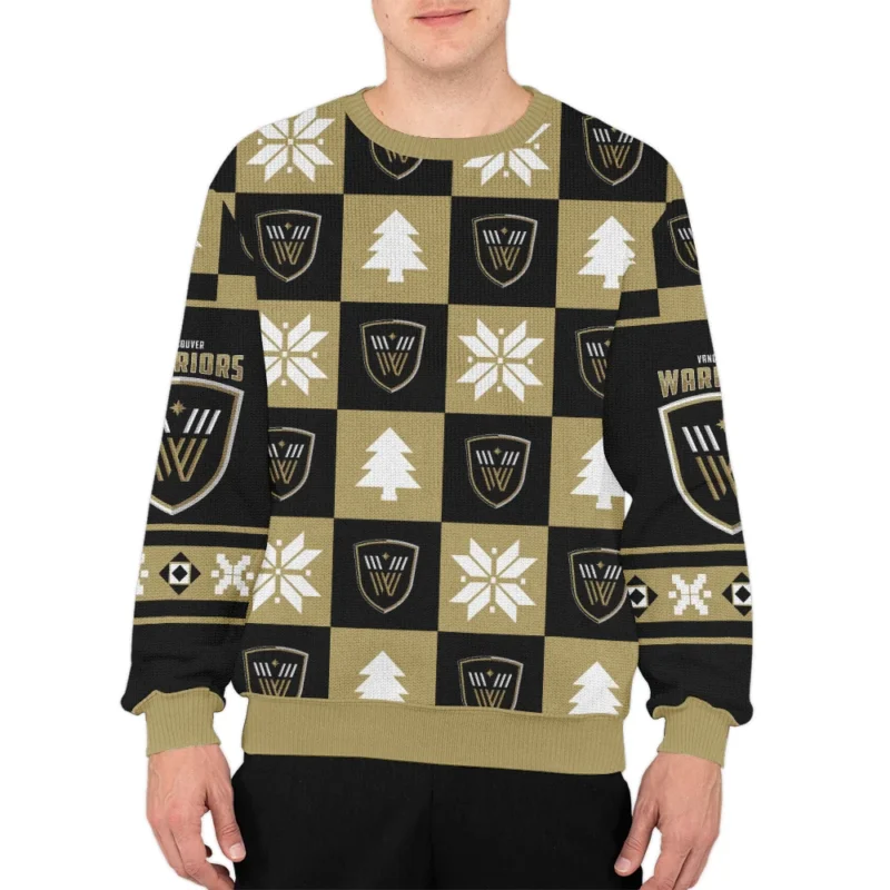 Special Release Ugly Sweater Vancouver Warriors National Lacrosse League All Over Prints Christmas Season HONLL190924SW01VAN