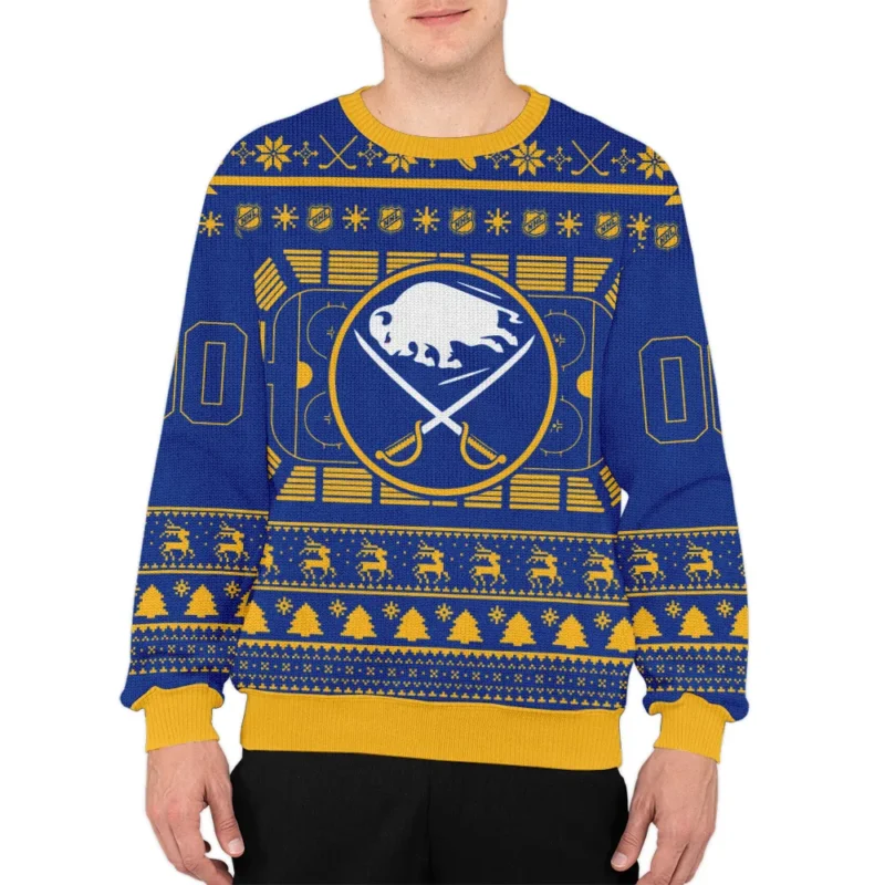 Special Release Buffalo Sabres NHL Ugly Sweater All Over Prints Christmas Season QTNHLVA160924A1