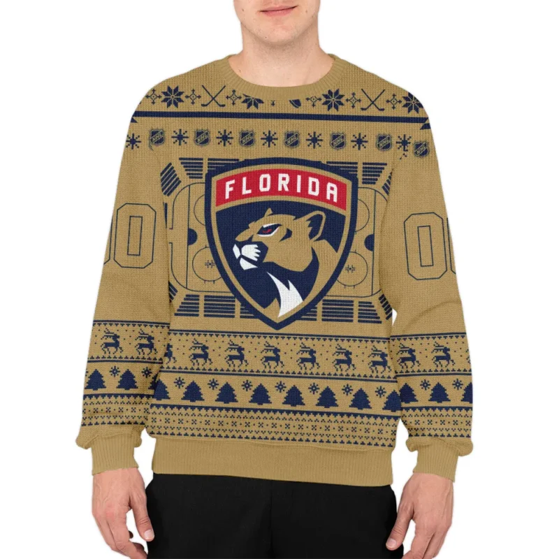 Special Release Florida Panthers NHL Ugly Sweater All Over Prints Christmas Season QTNHLVA160924A4