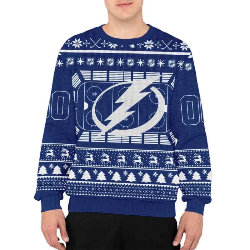 Special Release Tampa Bay Lightning NHL Ugly Sweater All Over Prints Christmas Season QTNHLVA160924A7