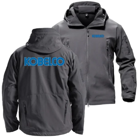 Kobelco Exclusive Logo Hooded Military Tactical Jacket BLCW309A0910