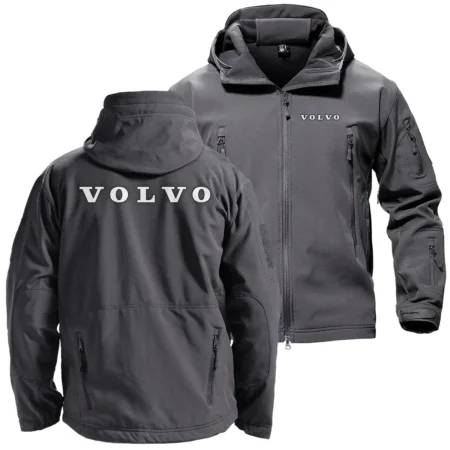 Volvo Exclusive Logo Hooded Military Tactical Jacket BLCW309A1010