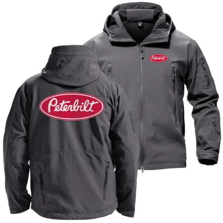 Peterbilt Exclusive Logo Hooded Military Tactical Jacket BLCW309A1110