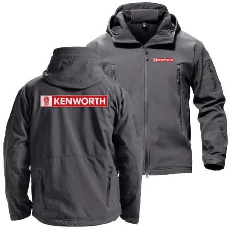 Kenworth Exclusive Logo Hooded Military Tactical Jacket BLCW309A1310