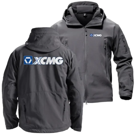 XCMG Exclusive Logo Hooded Military Tactical Jacket BLCW309A1910