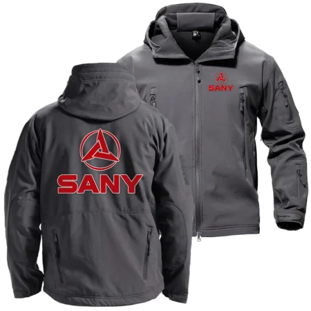 SANY Exclusive Logo Hooded Military Tactical Jacket BLCW309A2010