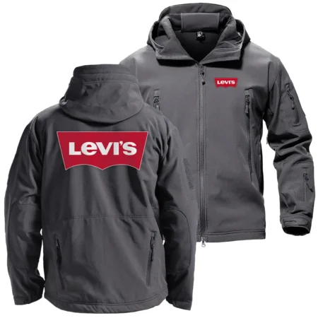 Collection Release Levis Brand Agricultural and Craftwork Farmer Hooded Military Tactical Jacket BLF15924A1910