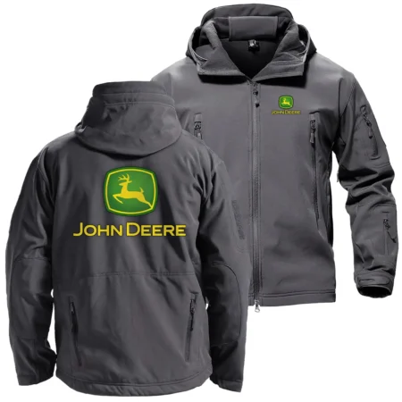 Collection Release John Deere Brand Agricultural and Craftwork Farmer Hooded Military Tactical Jacket BLF15924A510