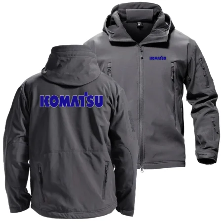 Collection Release Komatsu Brand Agricultural and Craftwork Farmer Hooded Military Tactical Jacket BLF15924A610