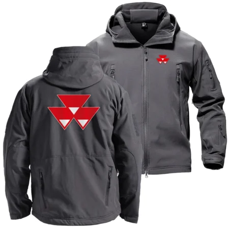 Collection Release Massey Ferguson Brand Agricultural and Craftwork Hooded Military Tactical Jacket BLF15924A810