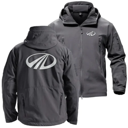 Mahindra Unique Logo Collection For Farmer Tractor Lovers Hooded Military Tactical Jacket BLF8424A1810