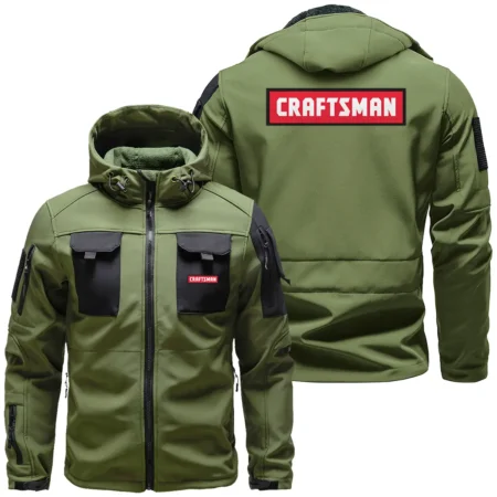 Collection Release Craftsman Brand Agricultural and Craftwork Farmer Outdoor Tactical Beetle Hooded Jacket With Pockets - BLF15924A1511