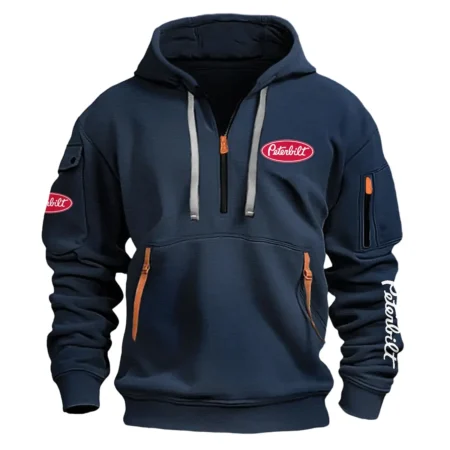 Peterbilt Exclusive Logo Fashion Hoodie Half Zipper BLCW309A111