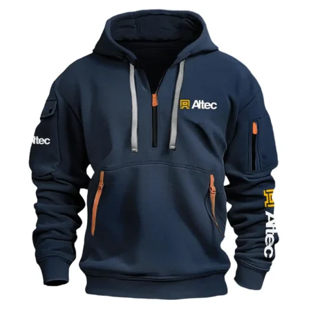 Altec Exclusive Logo Fashion Hoodie Half Zipper BLCW309A151