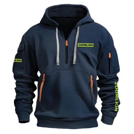 Zoomlion Exclusive Logo Fashion Hoodie Half Zipper BLCW309A181