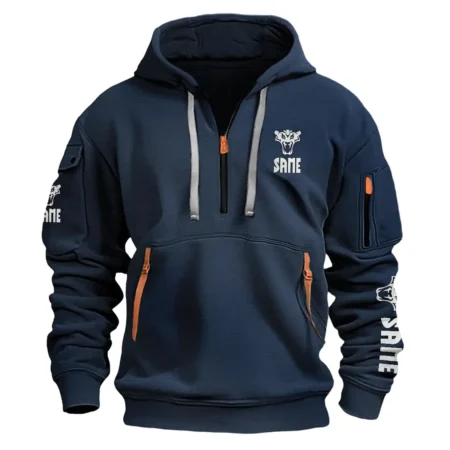 Same Unique Logo Collection For Farmer Tractor Lovers Fashion Hoodie Half Zipper BLF8424A071