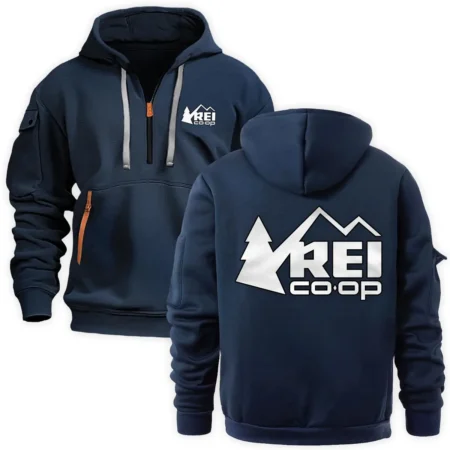 Collection Release REI Recreational Equipment Camping Brand Fashion Hoodie Half Zipper BLCP9924A1REI