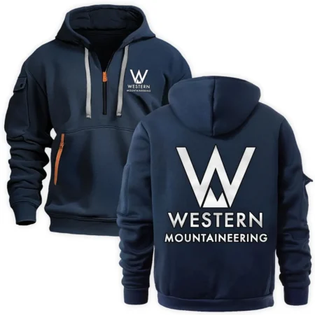 Collection Release Western Mountaineering Camping Brand Fashion Hoodie Half Zipper BLCP9924A1WM