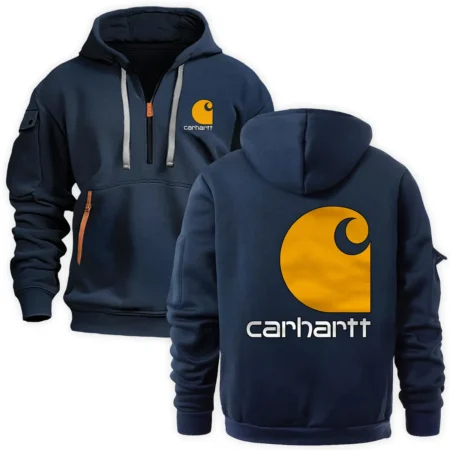 Collection Release Carhartt Brand Agricultural and Craftwork Farmer Fashion Hoodie Half Zipper BLF15924A141