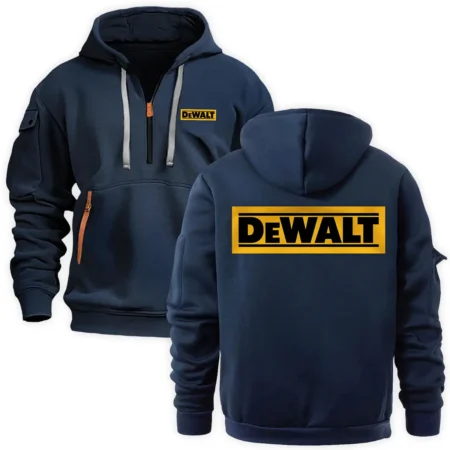 Collection Release DeWalt Brand Agricultural and Craftwork Farmer Fashion Hoodie Half Zipper BLF15924A161