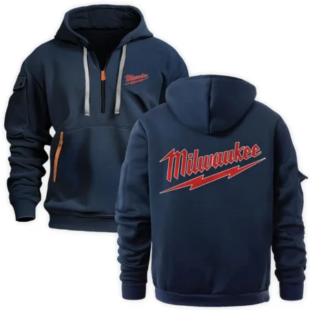 Collection Release Milwaukee Brand Agricultural and Craftwork Farmer Fashion Hoodie Half Zipper BLF15924A201