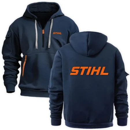 Collection Release Stihl Brand Agricultural and Craftwork Farmer Fashion Hoodie Half Zipper BLF15924A221