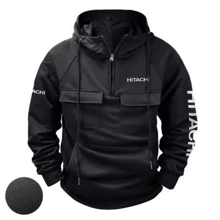 Hitachi Exclusive Logo Tactical Quarter Zip Hoodie BLCW309A032