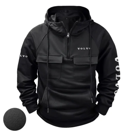 Volvo Exclusive Logo Tactical Quarter Zip Hoodie BLCW309A102