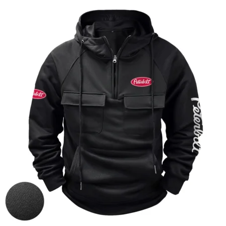 Peterbilt Exclusive Logo Tactical Quarter Zip Hoodie BLCW309A112