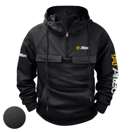 Altec Exclusive Logo Tactical Quarter Zip Hoodie BLCW309A152